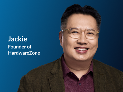 HardwareZone founder and Endowus client, Jackie Lee